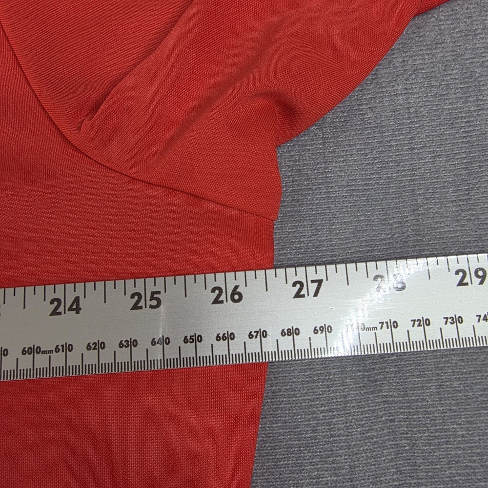 Adidas Golf Polo Shirt Mens Size 2XL Red Orange Short Sleeve Stretch Performance - Picture 5 of 8